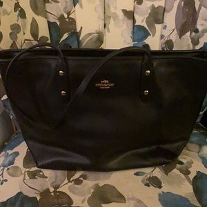 Coach Black Tote Bag